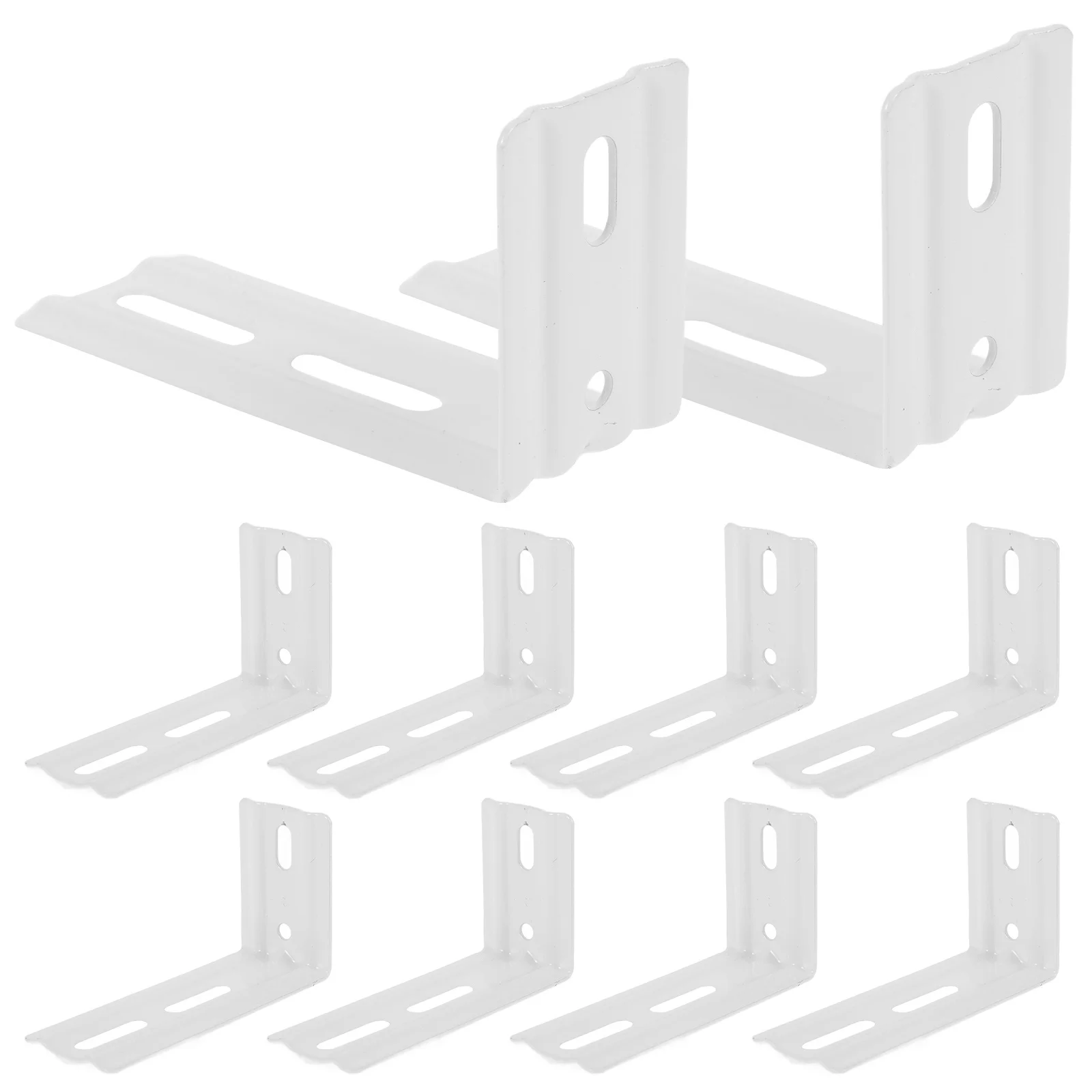 

10Pcs L Bracket for Vertical Blinds Metal Curtain Bracket Strong Clamp Window Blind Mounting Clips Replacement Parts