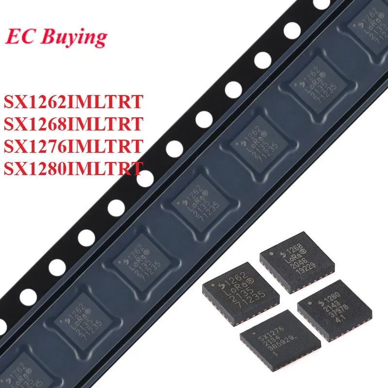 SX1262 SX1268 SX1276 SX1276 QFN-24 QFN-28 Long Range Low Power Wireless LoRa Transceiver GHz RF Transceiver IC Chip Original