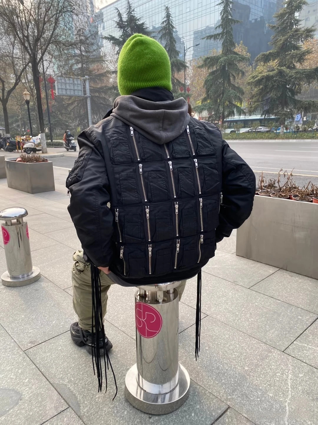 

Осенне-зимняя свободная куртка на молнии из хлопка с множеством карманов, круглым вырезом, утепленная, в уличном стиле, высокого качества, верхняя одежда