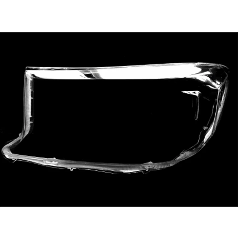 Sarung lampu kap lampu kiri mobil, Pelindung lampu depan lensa transparan untuk Toyota Fortuner 2008-2012, Aksesori Komponen