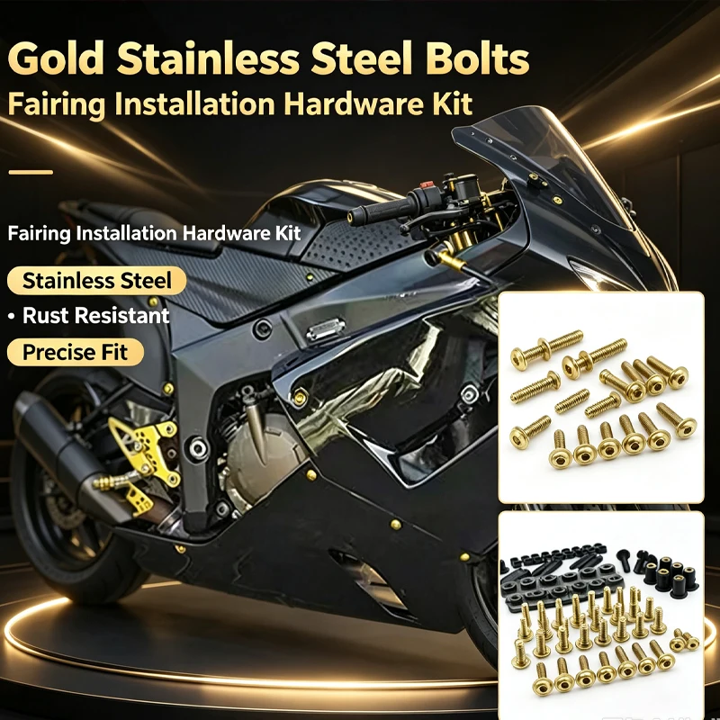 Kit For SUZUKI GSXR 600 750 1000 K1 K2 K3 K4 K5 K6 K7 K8 K9 K10 Motorcycle Accessories Bodywork Screws Nut