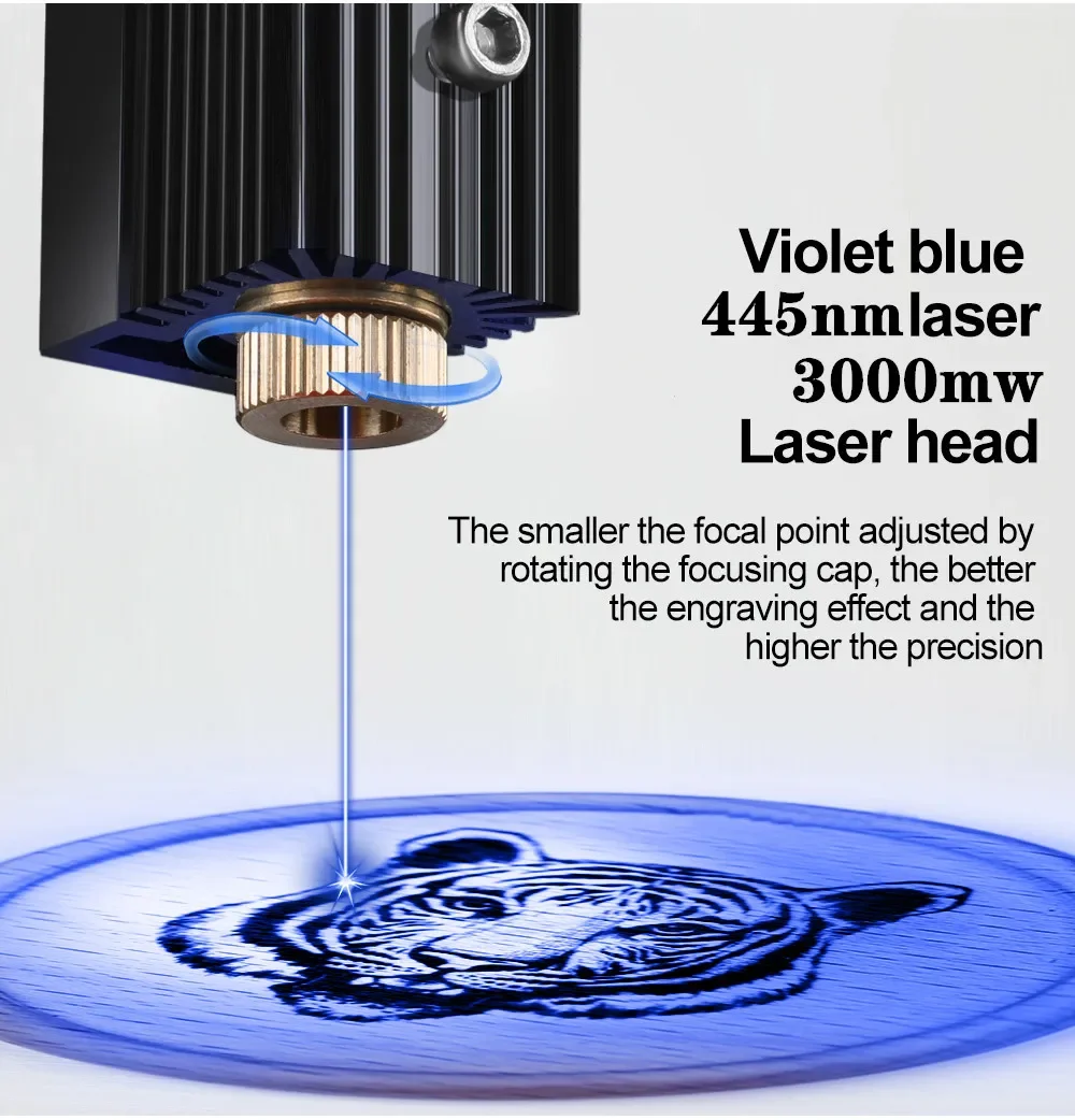 Wireless NEJE BL 10W BT Mini USB Macchina per incisore laser ad alta velocità ad alta potenza Router portatile per stampante per incisione laser CNC