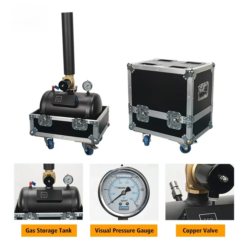 Flight Case Confetti Laun cher Cannon DMX Confetti Blaster Machine for Outdoor Stage Celebration Show Event