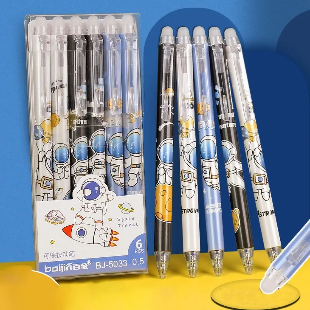 

Astronaut Erasable Neutral Pen Quick-Drying Ink Gel Pen Creative Student Specific 0.5mm Tip Pen Writing Tools Stationery Gift