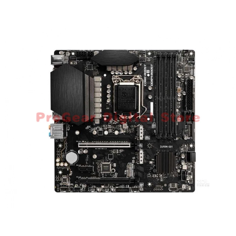 

Материнская плата MSI Z490M-S01 LGA1200 Z490 mATX DDR4 для разгона, с двумя M.2, Type-C, HDMI