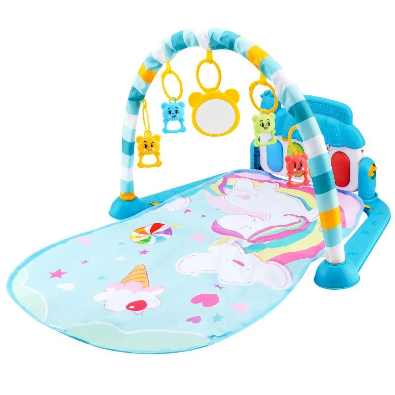 

Cross-border South East Asia Hot Selling Baby Fitness Rack Baby Music Pedal Piano Game Mat Newborn Piano Crawling Mat