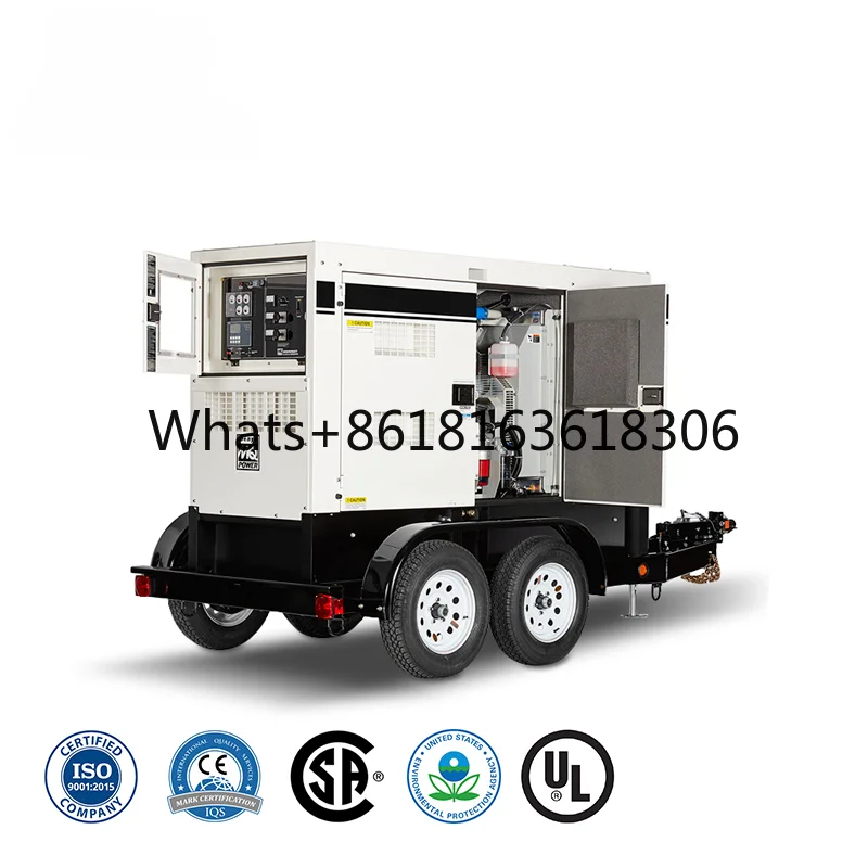 [Towable Mobile Power Station] AC 3 Phase Trailer Type 75 kVA Generator Portable 60kw Generator