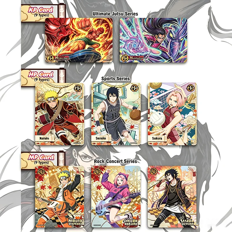 New Naruto English Collectible Card Assortment As Cherished Memento for Devoted Naruto Merchandise Admirers Card Enthusiasts