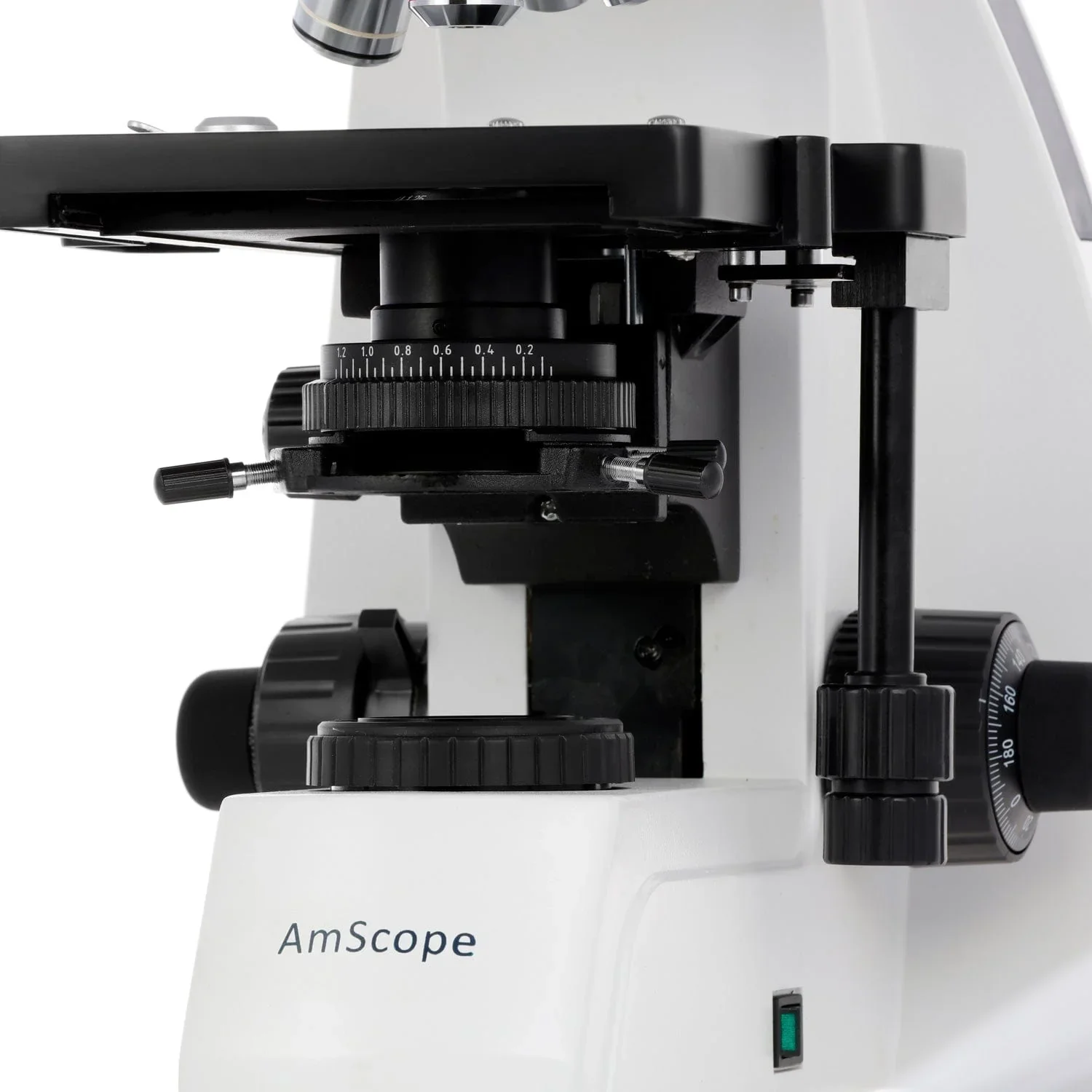 AmScope T570 سلسلة خطة Kohler مختبر البحوث الصف مجهر مركب ثلاثي العينيات 40X-3000X التكبير