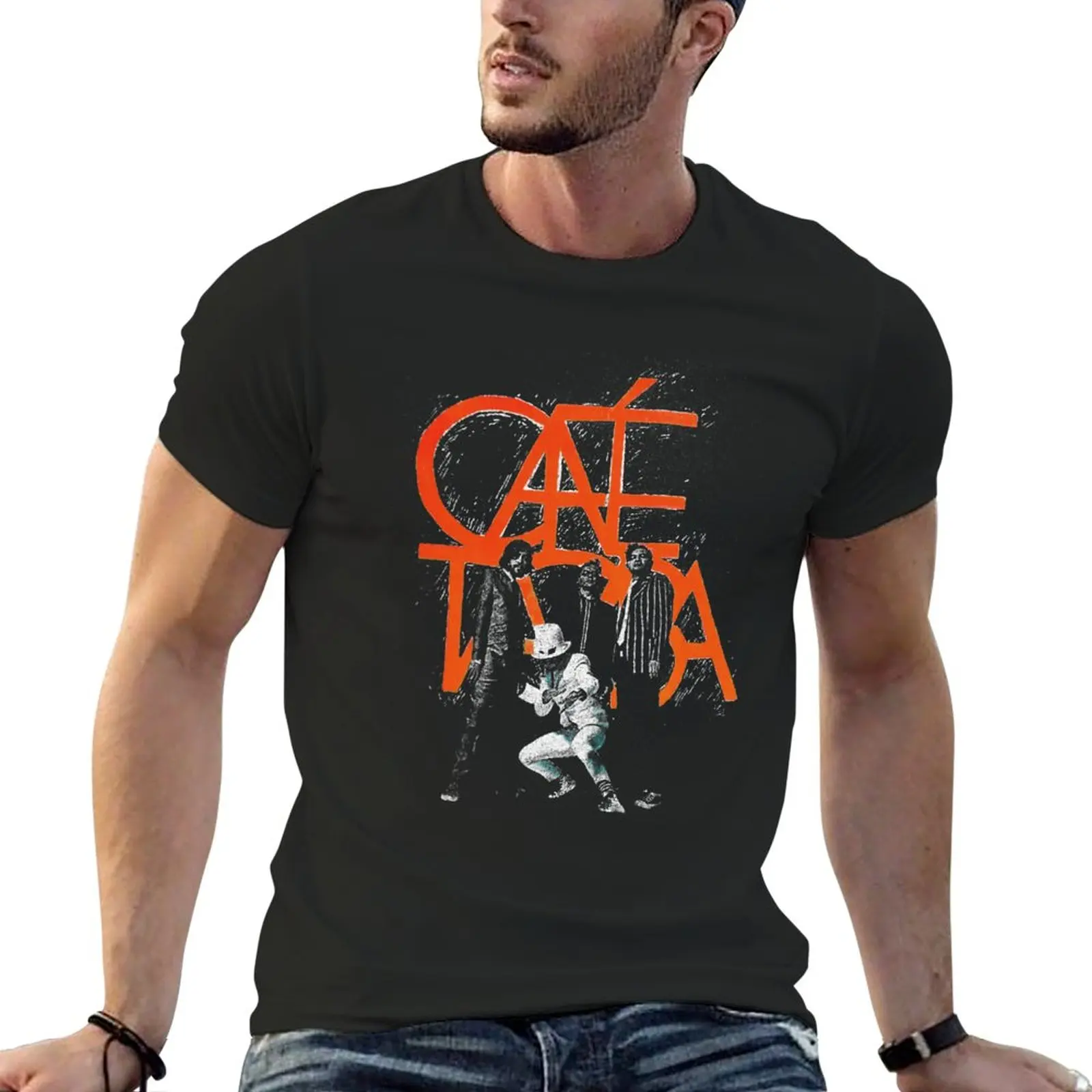 New Copia de Cafe Tacvba Mexican T-Shirt t shirt man t-shirts man mens cotton t shirts