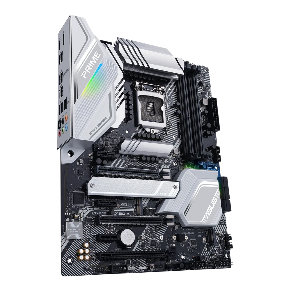 Imagem -03 - Placa-mãe Intel-asus Prime Z490 Lga 1200 Z490-a Ddr4 Pci-e 3.0 128gb Hdmi Usb 3.2 M.2 Atx para o 10 ° Gen Core Cpus