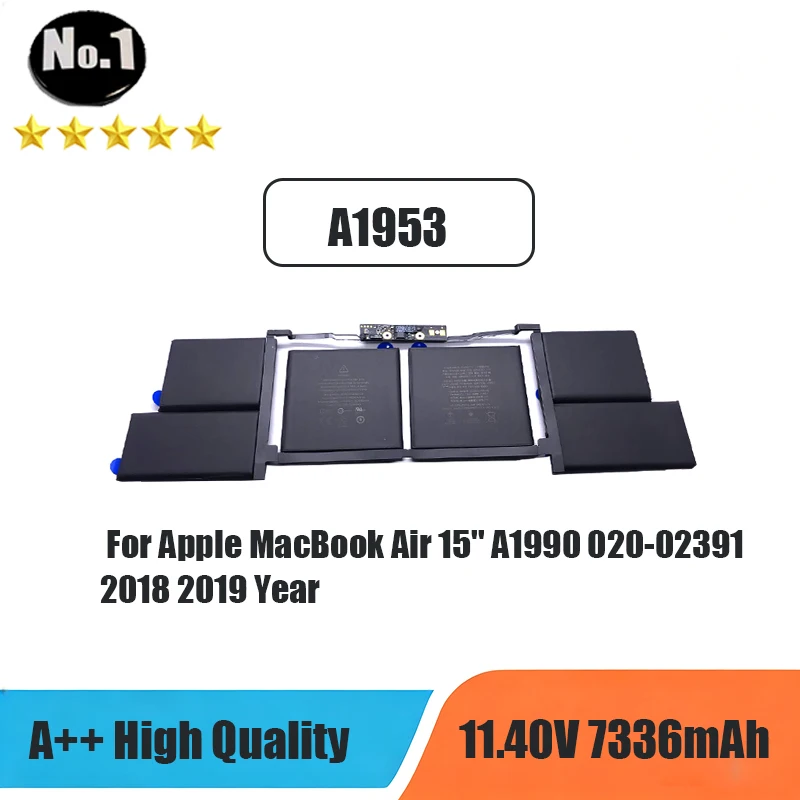 WHOLESALE New A1953 Laptop Battery For Apple MacBook Air 15'' A1990 020-02391 2018 2019 Year