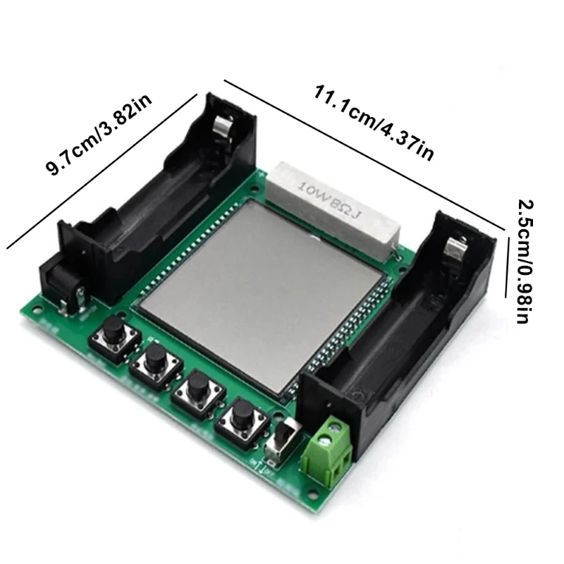 Imagem -03 - Módulo Testador de Capacidade da Bateria de Lítio Alta Precisão Xh-m239 Lcd Display Digital Verdadeira Capacidade Módulo de Medição Mah Mwh 18650