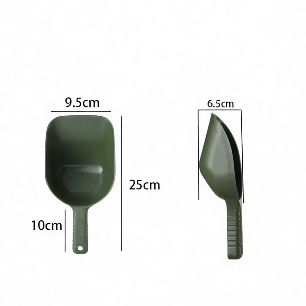 Plastic Fishing Bait Shovel Deepened Scoop Portable Feeding Tool Durable Carp Tackle Accessory Garden Gear For Yoto