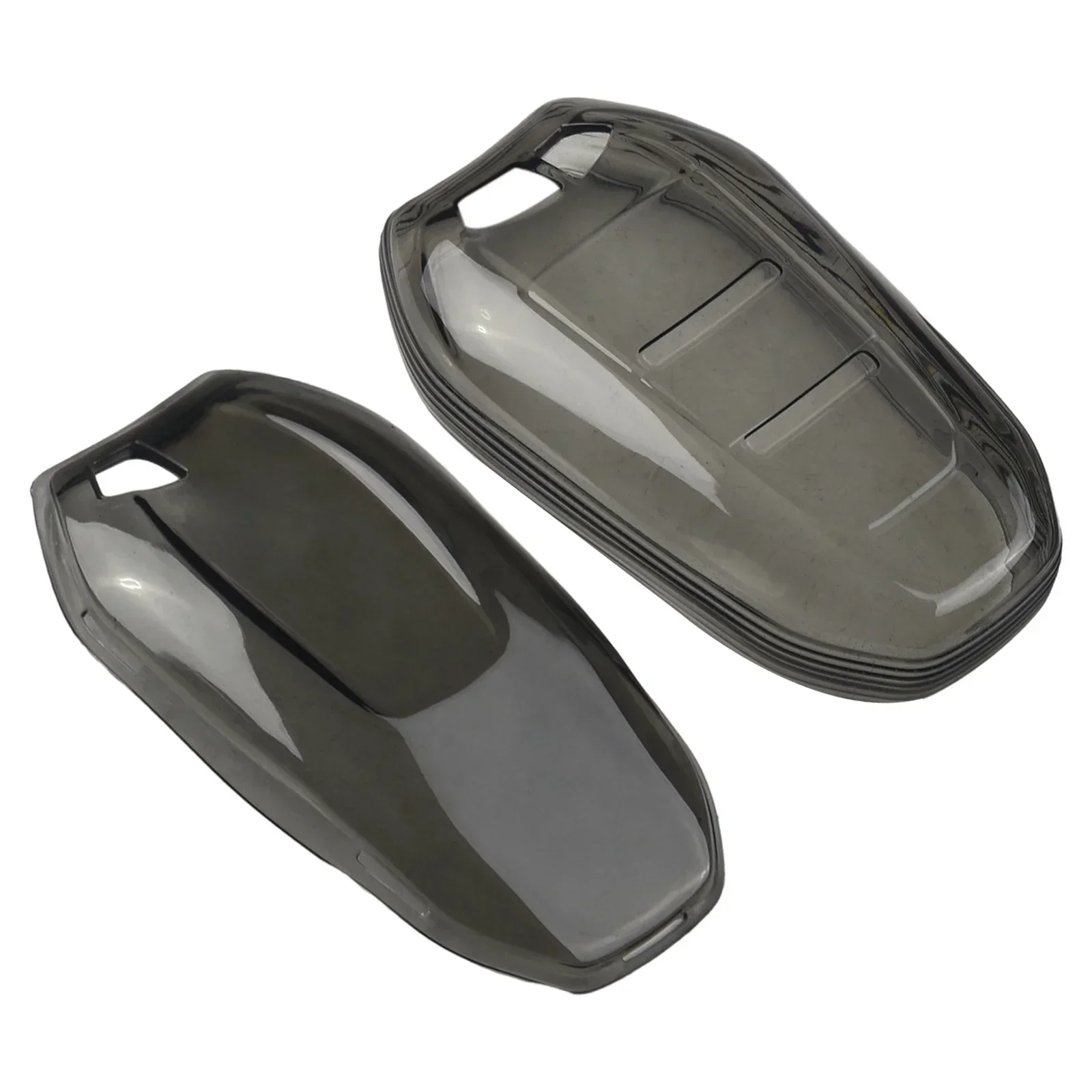 Car Accessories Car Key Case Auto For 308 2022-2023 For 508 2019-2022 For C3/C5 Aircross 18-22 Transparent Black