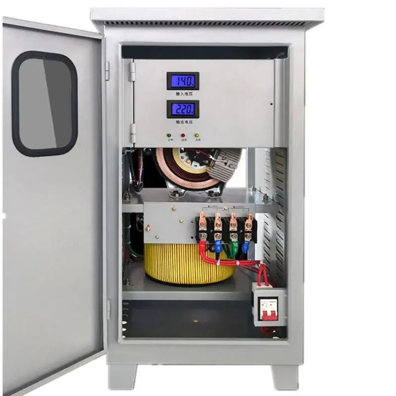 Automatic Power Voltage Regulator Stabilizer 10kva 3 Phase 208v Three Phase Tns-9kva 15kva 30kva 50kva