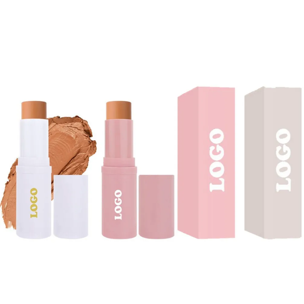 Etiqueta privada, logotipo personalizado vegano, barra de contorno, sombra de nariz, lápiz mate, corrector resistente al agua, resaltador, maquillaje al por mayor