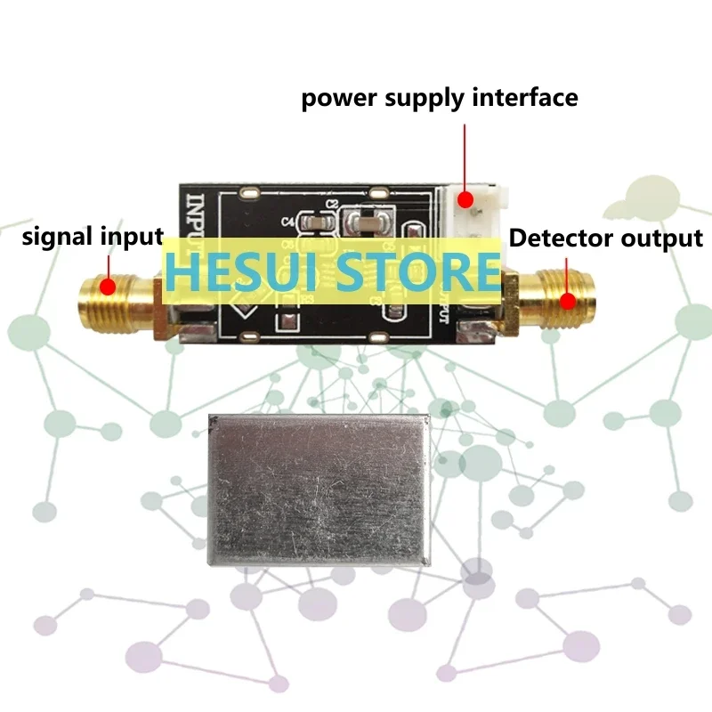 AD8361 module average response amplitude modulation RF power detector low frequency to 2.5GHz power meter