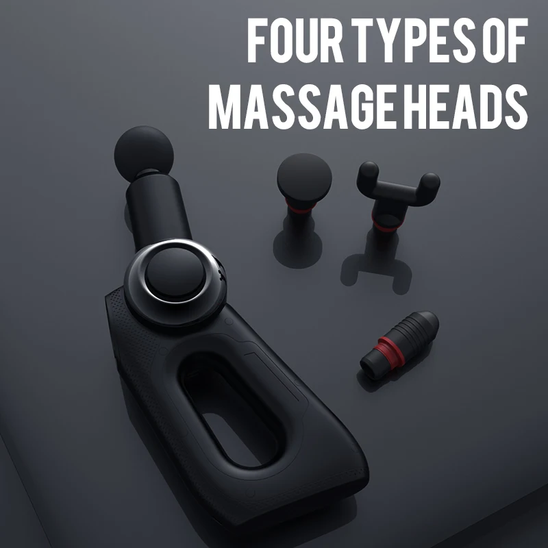 Deep Tissue Muscle Massage Gun Hot Cold Gym Sports Triangle Head Fascial Vibrator Targeting Body Back for Better Comfort