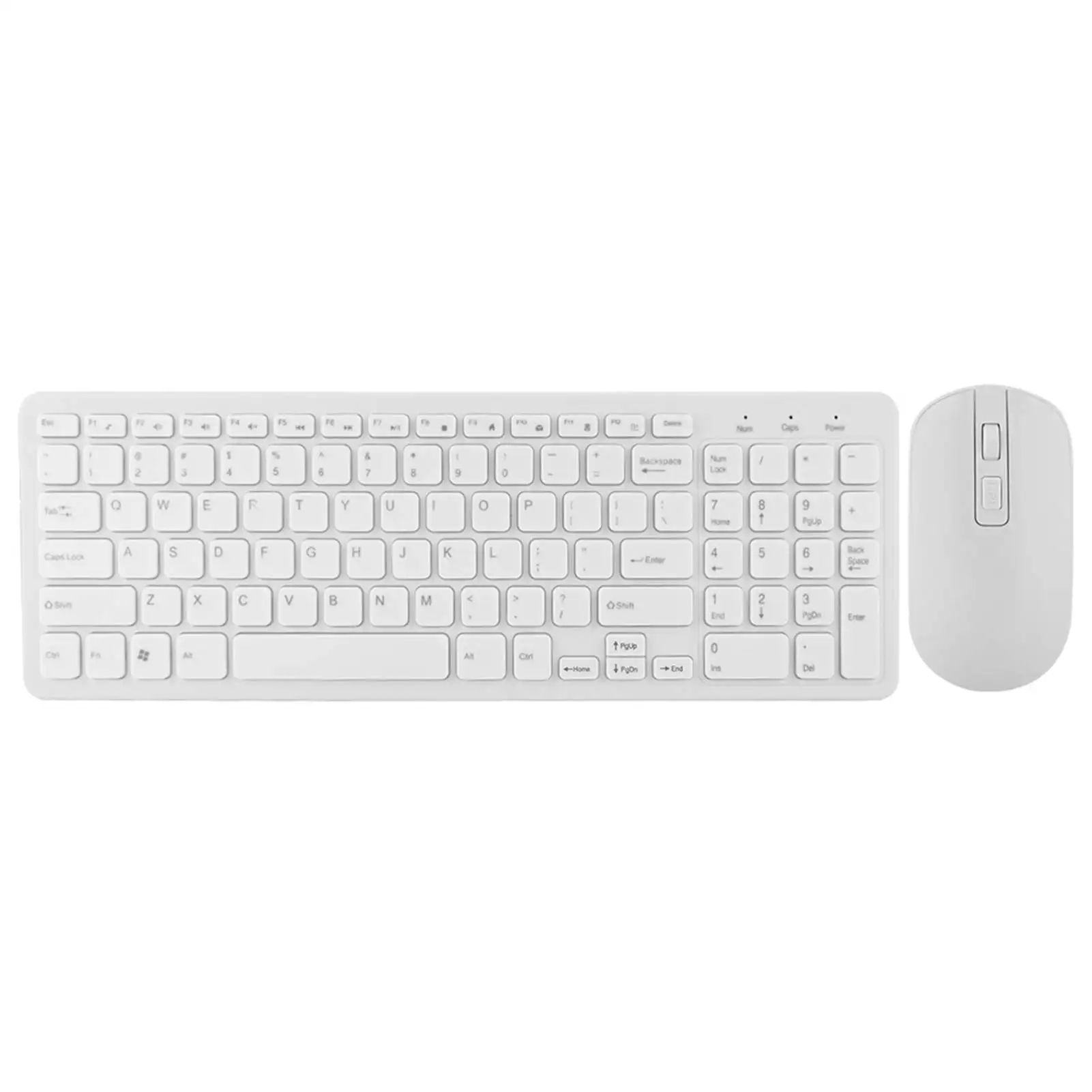 

108-клавишная многофункциональная беспроводная клавиатура и мышь 2,4G, комбинированная высокая чувствительность, без задержки, Plug and Play для домашнего офиса, игрового ПК