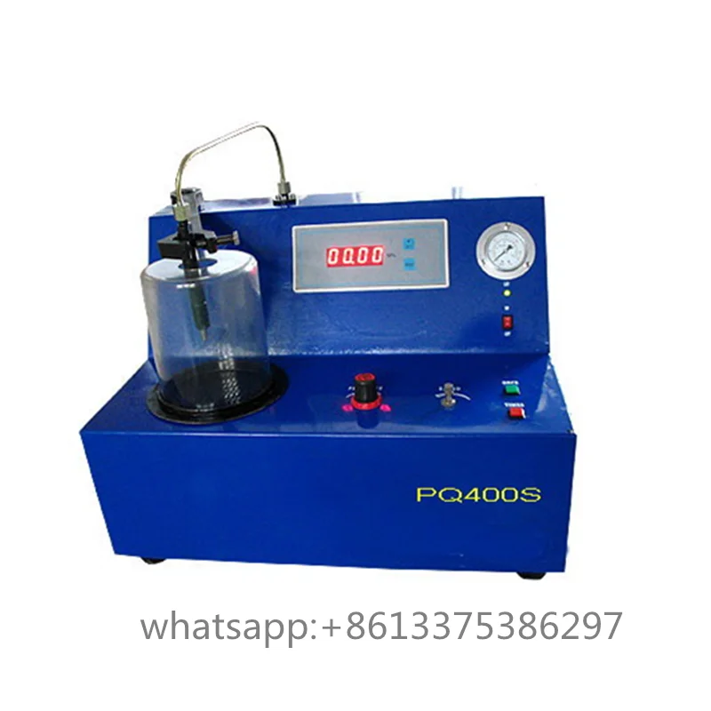 Electric Diesel Fuel Injector Test Bench PQ400 Double Spring Nozzle for Cars and Trucks Electric Analyzer