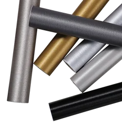 Thickened Brushed Self-adhesive Wallpaper Refrigerator Washing Machine Cabinet Door Modified Imitation Stainless Steel Sticker