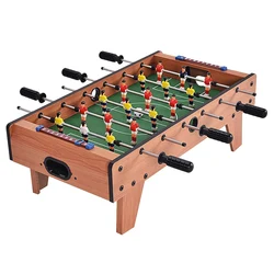 Mesa de Futbolín de madera para niños, juegos de fútbol de fácil montaje, juego de Interior para habitación, fiestas, deporte familiar, regalo