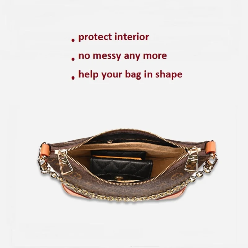 【Only Sale Inner Bag】Bag Organizer Insert For L V Boulogne Organiser Divider Shaper Protector Compartment Inner Lining