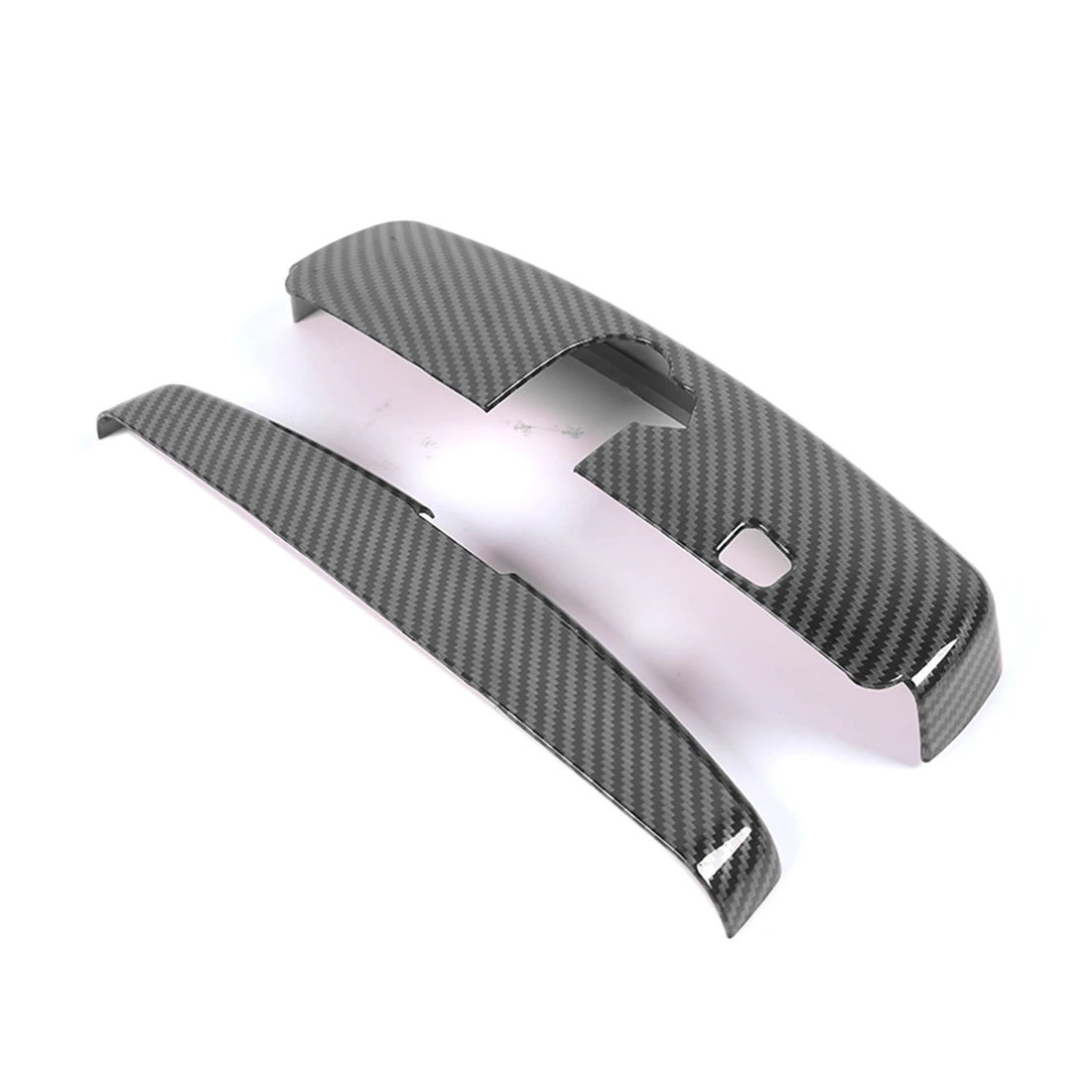 Накладка на зеркало заднего вида для салона автомобиля Ford Mustang 2015-2022, аксессуары Bronco 2021 2022, ABS Carbon