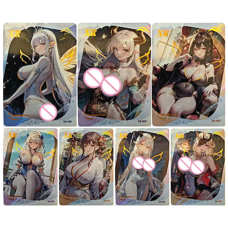 Anime Goddess Story Rare SLR XR Collectible Cards Firefly Sparkle Yae Miko Lumine Raiden Shogun Toys for boys Birthday Present