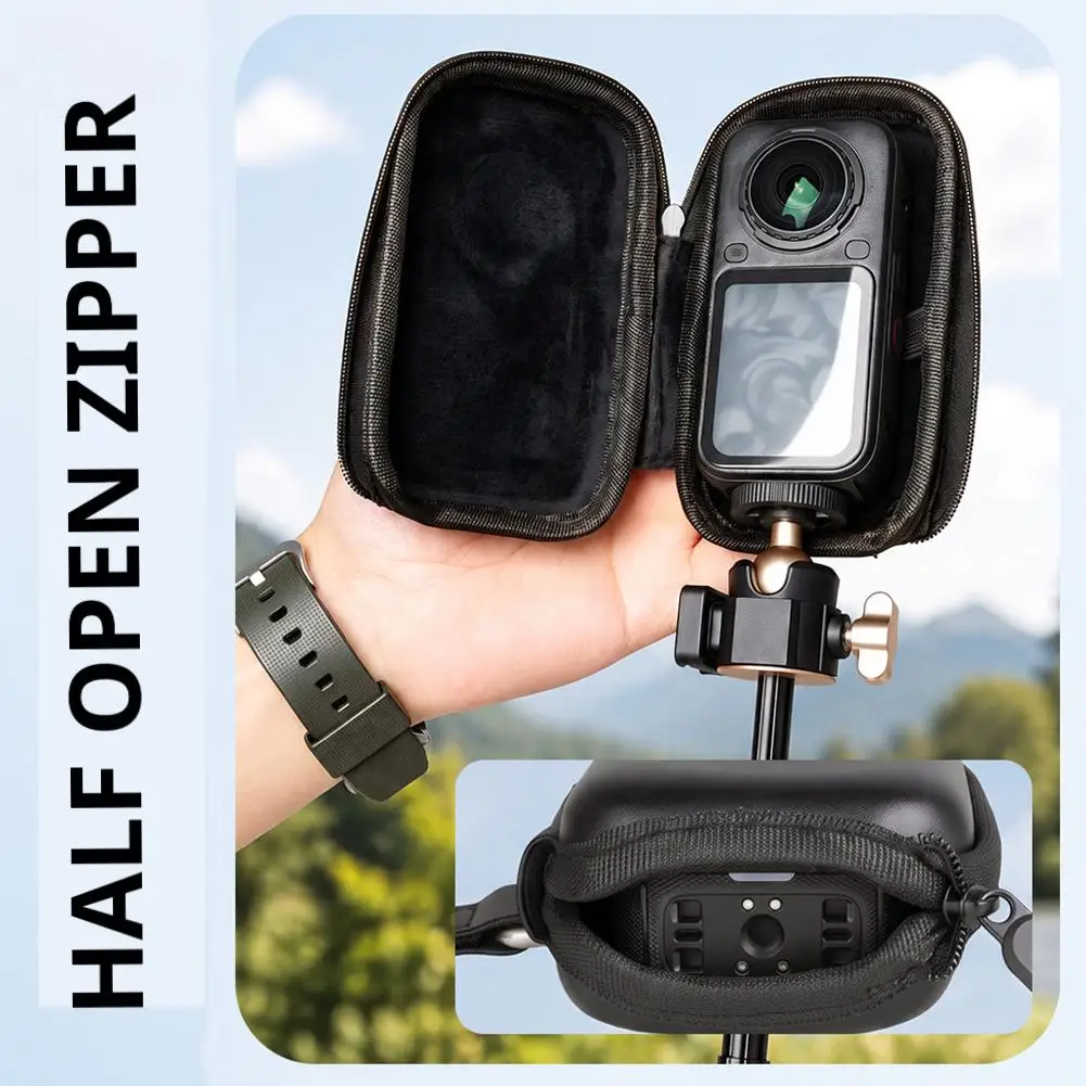 Carrying Storage Bag For Insta 360 X6 Anti-scratch Portable Storage Case Cover With Wrist Strap Panoramic Camera Accessories