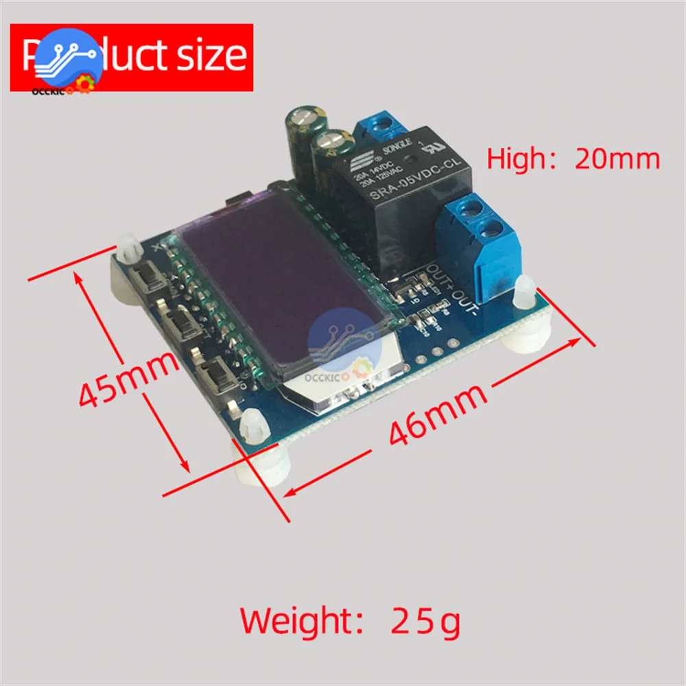 XY-CD60 XY-CD60L Solar Battery Charger Controller Module DC6-60V Charging Discharge Control Low Voltage Current Protection Board