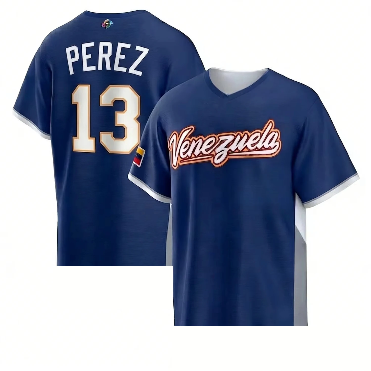 2026 3D-Druck Venezuela Herren T-Shirt Sommer Kurzarm Locker Sitzend Atmungsaktiv Lässig Sportlich Baseball Trikot – Detail 6