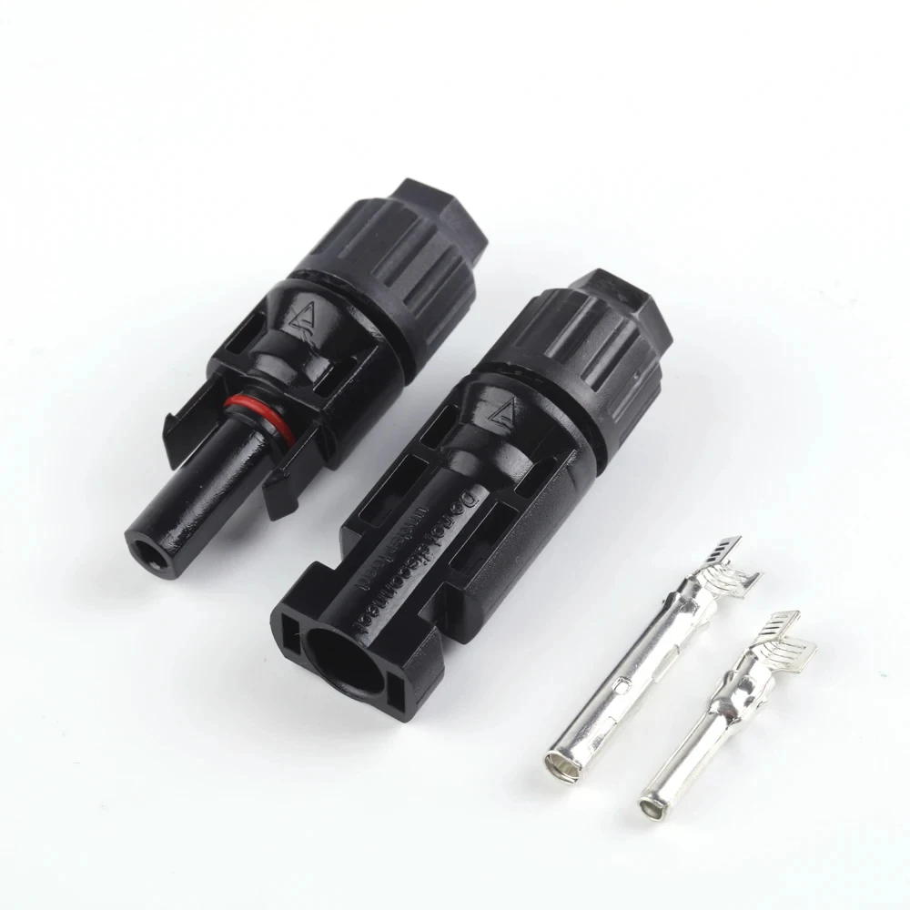 1000V Solar Connector Male and Female Plug Cable for Solar Panels Photovoltaic Systems