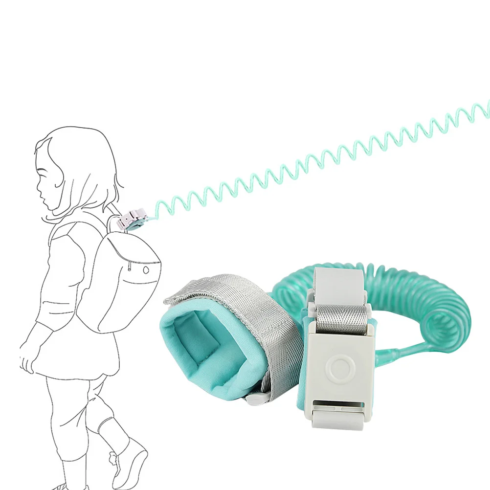 

Anti Lost Strap Safety Traction Rope Children Sensor Lock Wrist Band Outdoor Travel 2m Mint Green Outdoor Anti-Lost Strap