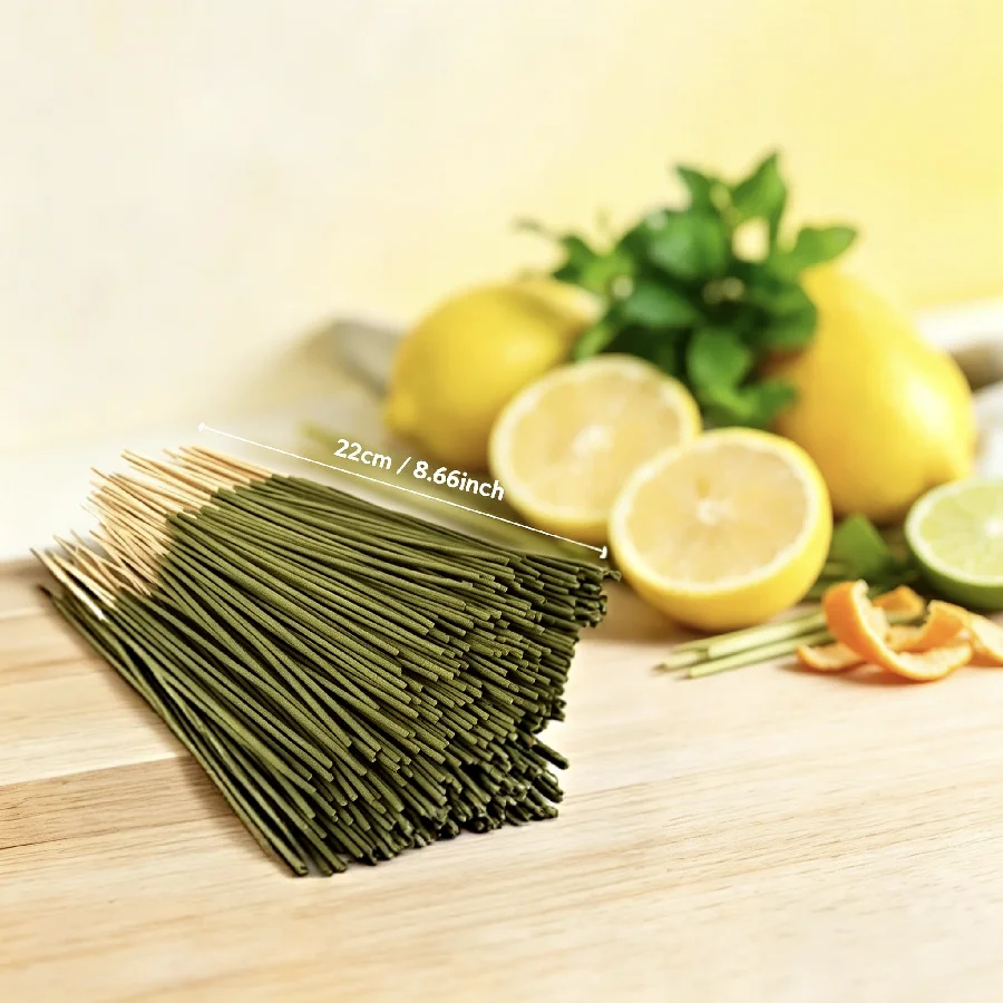 Lemongrass Thread Fragrance 22cm, Fresh Herbal Fragrance, Handmade Fragrance, Suitable for Home, Garden, Terrace, Camping