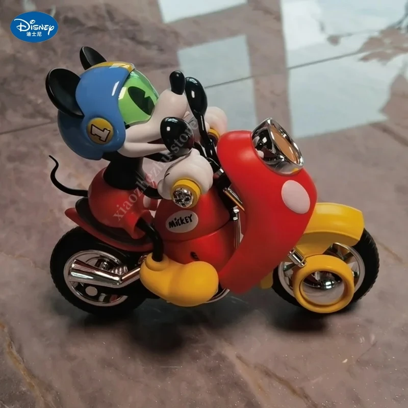 

Disney Mickey And Friends Speed Team Crotch Motorcycle Handmade Toy Decoration Birthday And Valentine's Day Gift Toy Decoration