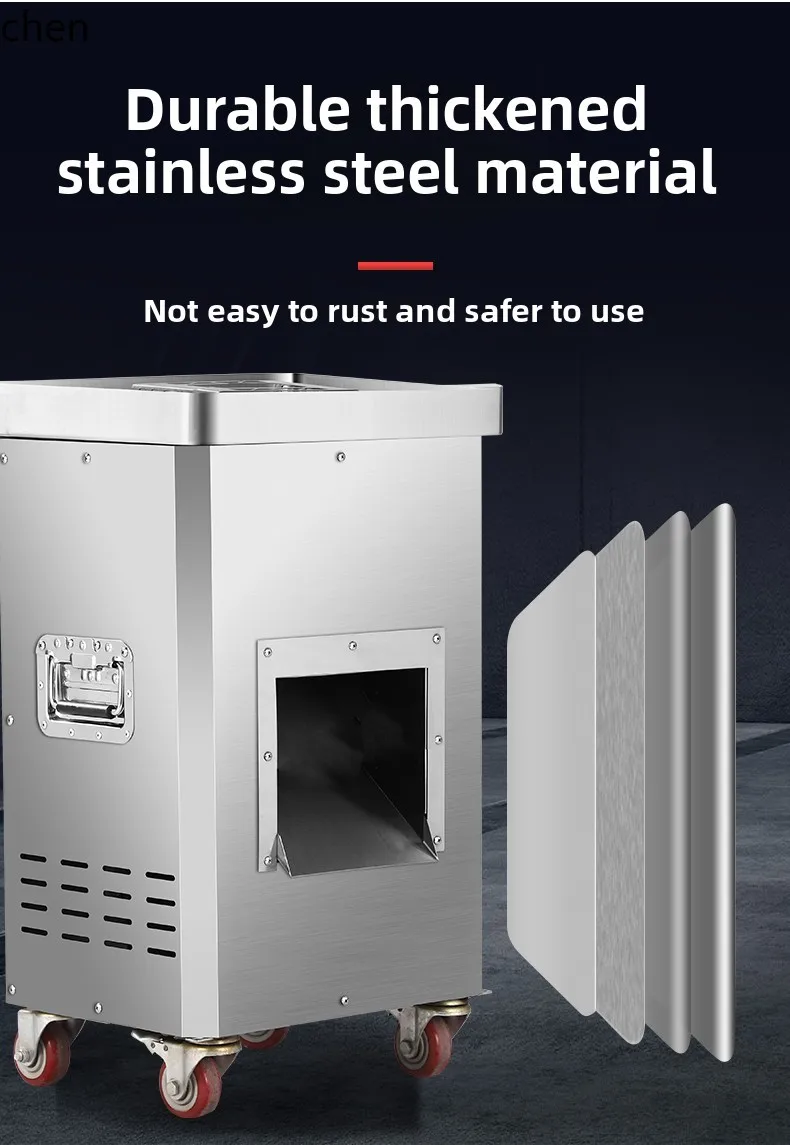 ZML meat cutter commercial automatic high-power large multi-function electric slicer