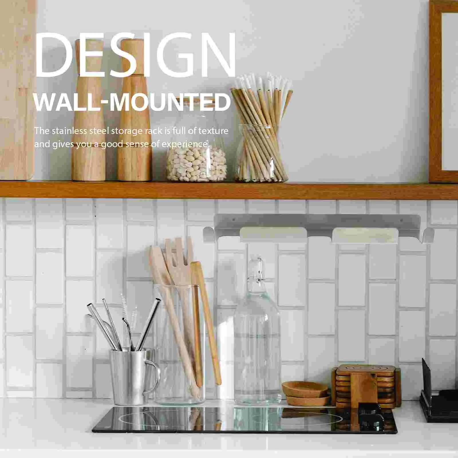 Storage Mat Sundries Holder Pizza Tool Rack Wall Hanging Durable Basket Home Decoration