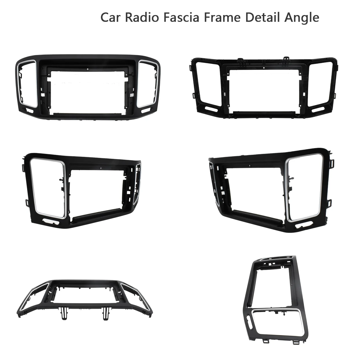 For Volkswagen VW Sharan 2010-2022 9 Inch 2DIN Car Radio Fascia Frame Wiring Harness Adapter + Canbus Decoder