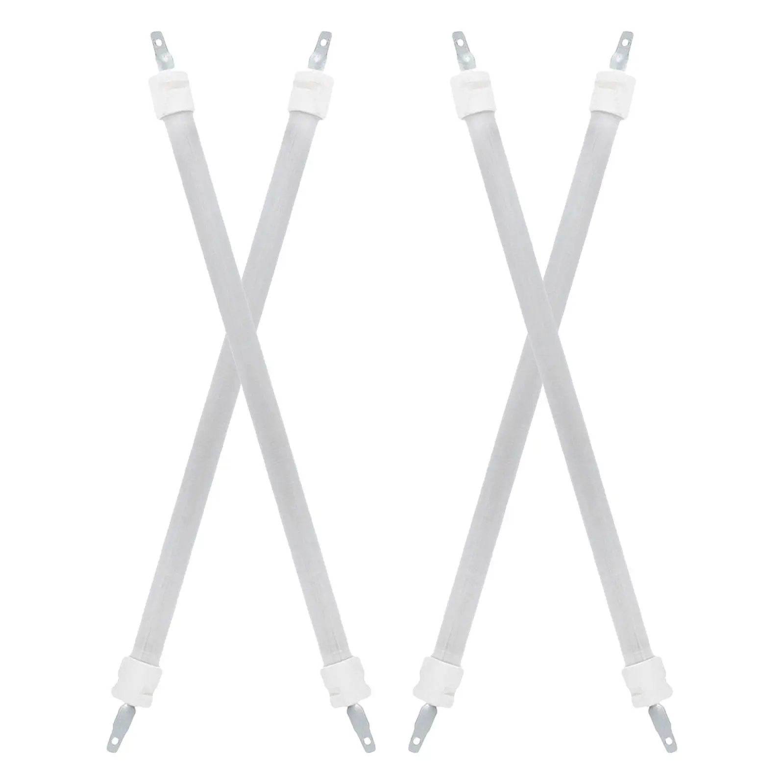 

Комплект из 4 кварцевых нагревательных трубок для инфракрасного обогревателя: сменные керамические кварцевые стержни для электрических нагревательных элементов, стеклянные трубки