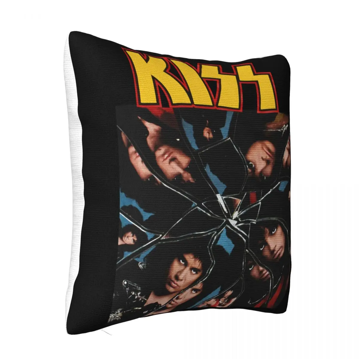 Vintage Kiss Crazy Nights Gene Simmons Paul Black Men Middle Aged Science 2021 Cheap Price Pillow Case