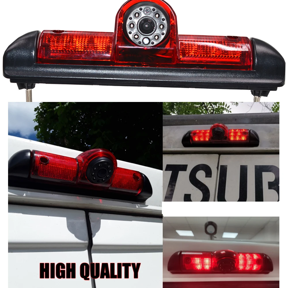 Pakring 170 Degree CCD Car Brake Light Led Rear View Camera for FIAT DUCATO X250 Citroen JUMPER III Peugeot BOXER Backup