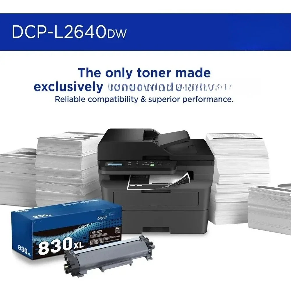 DCP-L2640DW طابعة ليزر لاسلكية مدمجة أحادية اللون متعددة الوظائف مع نسخ ومسح ضوئي، مزدوجة، متنقلة
