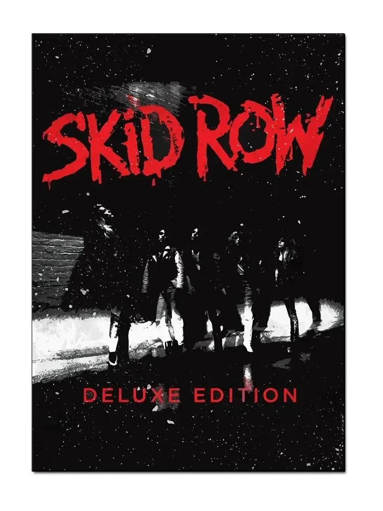 Modern Pop Music Album Poster, Skid Row Wallpaper, High-Quality Canvas Painting, Wall Art Picture, Ideal for Bedroom Home Decor
