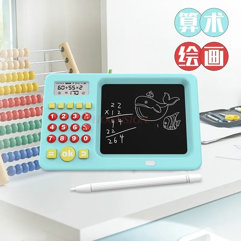 USB Handwriting Board Kids English Drawing Math Treasure Training Learning LCD Spanish Calculator Mental Arithmetic Machine