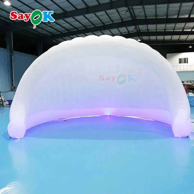 SAYOK-tienda de cúpula inflable gigante, estructura de cubierta inflable portátil para evento, fiesta, escenario, boda, exposición comercial