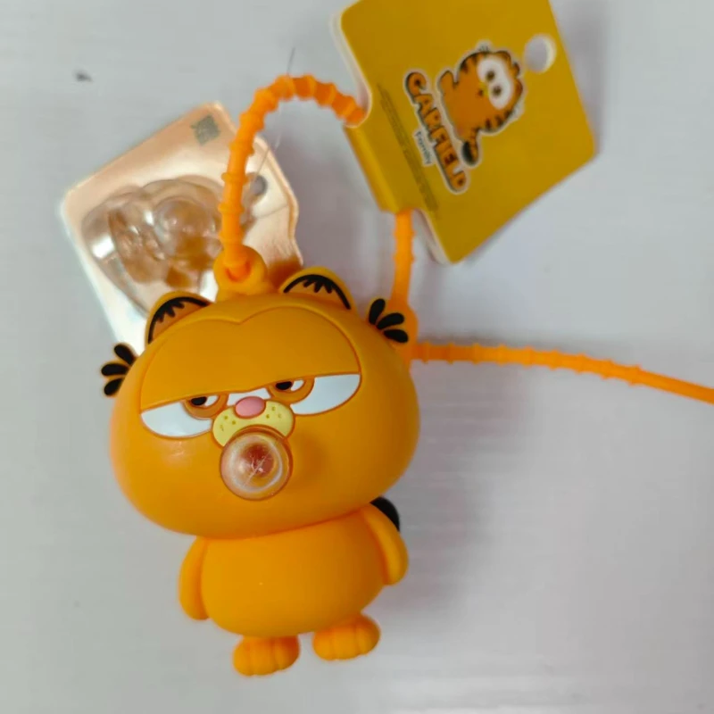 New Garfield doll car keychain pendant high color value cartoon cute student schoolbag decoration decompression toy wholesale view 4