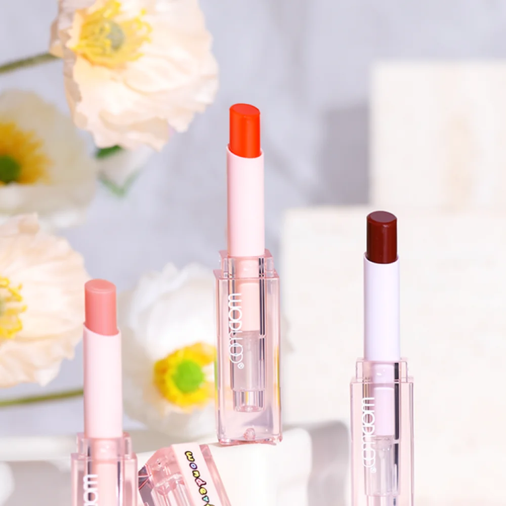 For For Wodwod Moisturizing Lip Balm Tinted Lipstick Color Changing Lip Care Treatment Soften Lips Repair Cracking Dryness