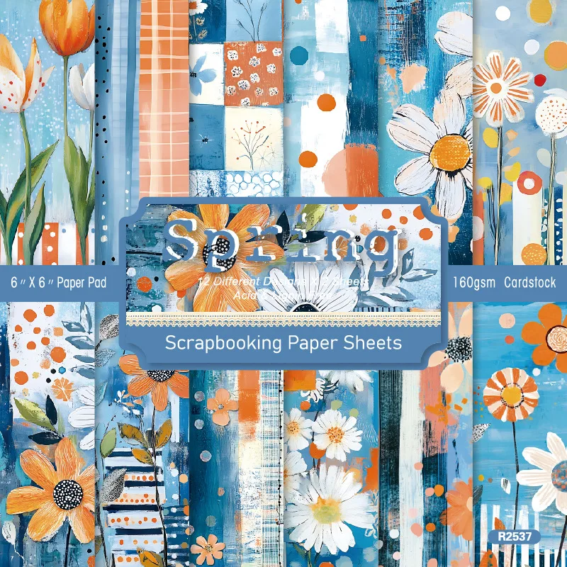 24 Sheets 6"X6" Spr…